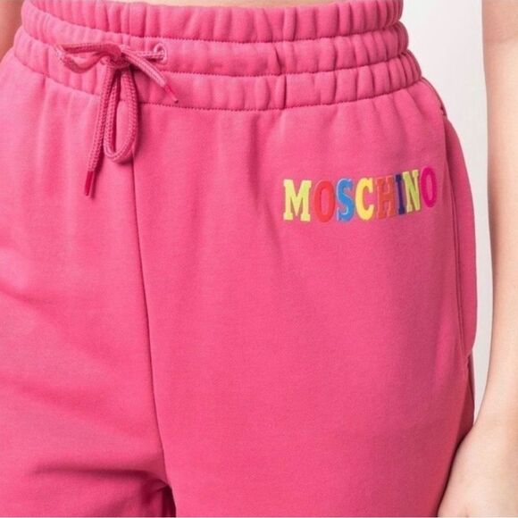 New With Tag Moschino Couture Pink Sweatpants- 6 - Picture 1 of 11